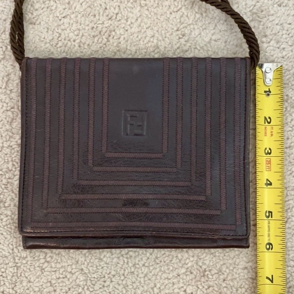 Fendi Vintage Small Leather Crossbody | Italy | COA Included - Picture 10 of 16